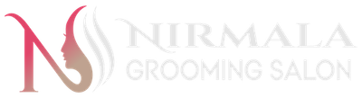 nirmala grooming salon white logo